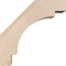 Ekena Millwork 5 1/2"W x 10"D x 10"H Merced Smooth Knee Brace, Douglas Fir BRC06X10X10MRC00SDF - alternate 2